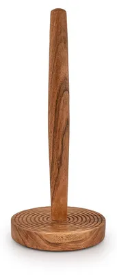 Papierhandtuchhalter aus Akazienholz, freistehend, 12,7x12,7x30,48 cm