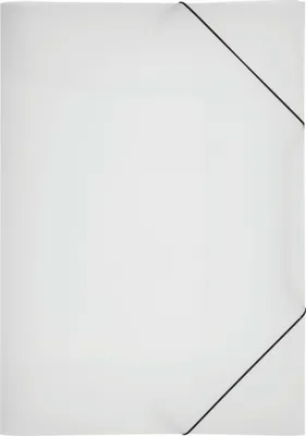 Image de PAGNA Gummizugmappe A3 PP 3 Einschlagklappen transparent