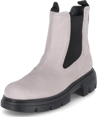 Produktbild von Paul Green Chelsea-Boots - Hellgrau Veloursleder Größe: 40 Normal