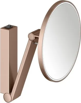 Immagine prodotto di KEUCO iLook_move Miroir de soins de beauté, éclairé, rond, avec interrupteur à bascule, 1 couleur de lumière, 17612299004, 17612299004