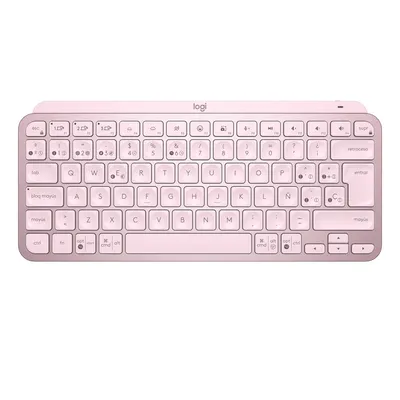 Image de Logitech MX Keys Mini - Clavier - rétroéclairé - Bluetooth - QWERTY - espagnol - rose
