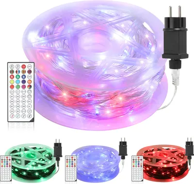 Immagine prodotto di Izrielar 30M 300 LED luci fiabesche bianco freddo 10 modalità di luce luci fiabesche festa giardino decorazione luci di Natale cavo trasparente