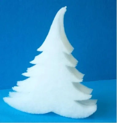 Produktbild von Winterdeko SCHNEE-TANNE 29cm aus 4cm FORMWATTE