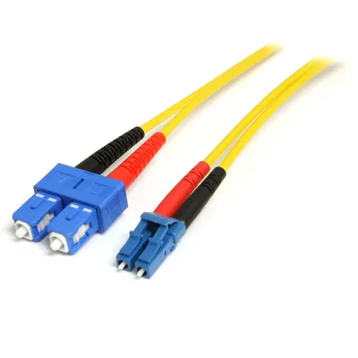 Produktbild von StarTech.com 1m Single Mode Duplex Glasfaser (LWL) Patchkabel LC-SC, 1 m, OS1, LC, SC