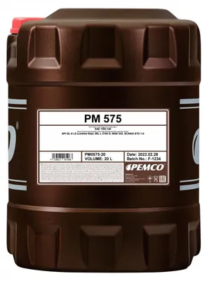 Produktbild von PEMCO Schaltgetriebeöl (MTF) Achsgetriebeöl PM0575-20 20L Kanister