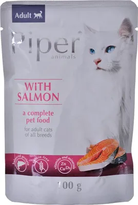 Obrázek produktu pro PIPER CAT KAPSIČKA S LOSOSEM 100 g