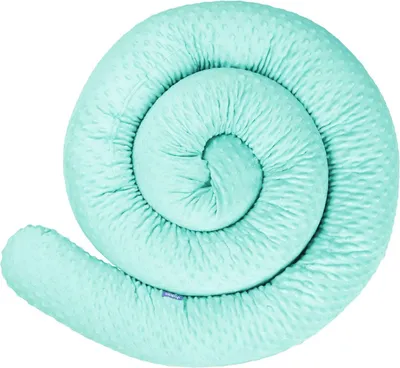 Produktbild von Mint Minky schlange Bettumrandung 300cm