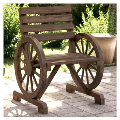 Produktbild von Gartenstuhl 58x58x78,5 cm aus massivem Tannenholz