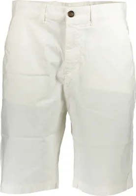 Produktbild von Herren Bermuda-Shorts Weiß: Regular Fit, Baumwolle, 4 Taschen