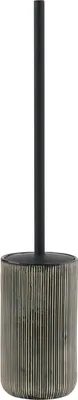 Produktbild von Keramik WC Bürstenhalter schwarz/weiß| Nambino