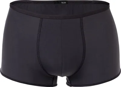 Zdjęcie produktu dla HOM Men's Trunk Plumes - Ultralekkie Mikrofibra, Spodnie, Bielizna, Stretch, jednokolorowe antracytowe XL