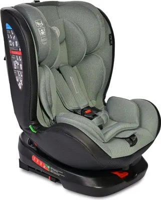 Obrázok produktu pre Detská autosedačka Lorelli i-Size Nebula (40-150 cm) Isofix, otočná o 360°, nastaviteľná svetlozelená