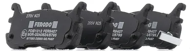 Produktbild von FERODO Bremsbeläge Satz Hinten für MAZDA MX-5 II (NB) FDB1012