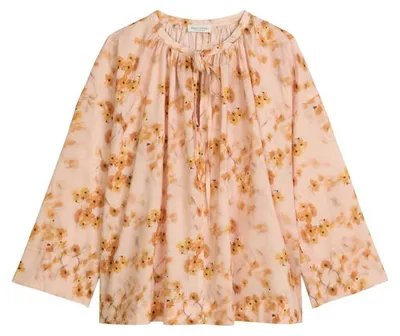 Produktbild von Woven Blouses Longsleeve 9584 Bright Orange_Multi_01 Größe 36
