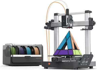 Produktbild von Anycubic Kobra 3 V2 Combo 3D Drucker Mehrfarbig ACE Pro FDM 3D Printer 600mm/s Einsteiger Profi 3D Drucker Bausatz Filament Trockner BambuLab Alt
