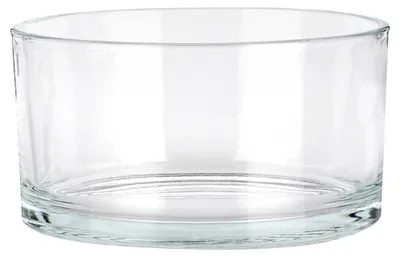 Image de Bol en verre - Bol de service - 950 ml - Verre transparent - Idéal pour les salades, les desserts et les collations
