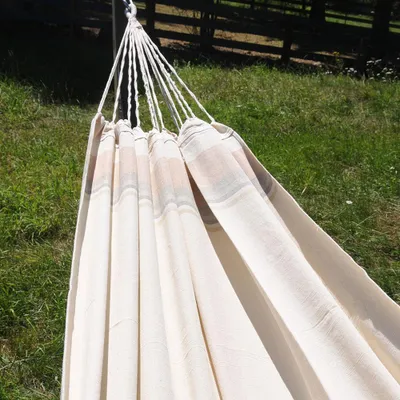 Produktbild von Single Hängematte Classic 181 aus 100% Baumwolle Tuchhängematte