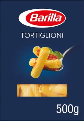 Produktbild von Barilla Pasta Klassische Tortiglioni n.83 aus hochwertigem Hartweizen immer al dente, 12 x 500 g