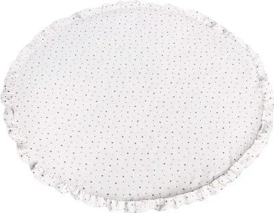 Produktbild von Little Stars Musselin & Ecru Velvet Baby-Spielmatte