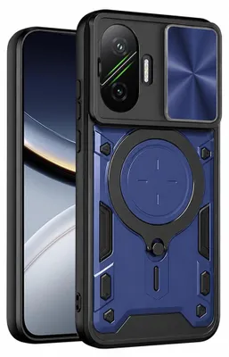 Obrázek produktu pro Techsuit - CamGuard Pro pouzdro s krytem fotoaparátu pro Xiaomi Poco F7 - modré