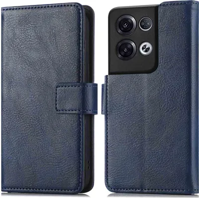 Image de imoshion Bibliothèque Luxe pour l'Oppo Reno 8 Pro 5G - Bleu foncé