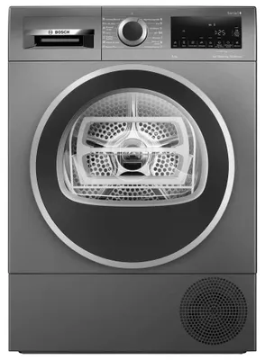 Immagine prodotto di Bosch Serie 6 WQG245DRES, A posteriore, Caricamento frontale, Pompa di calore, Grigio, Manopole, Touch, Destra