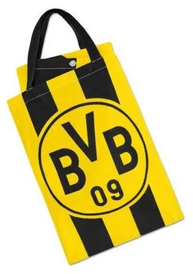 Produktbild von Bettwäsche Blockstreifen mit BVB-Logo, 100 % Baumwolle, 135 × 200 cm / 80 × 80 cm