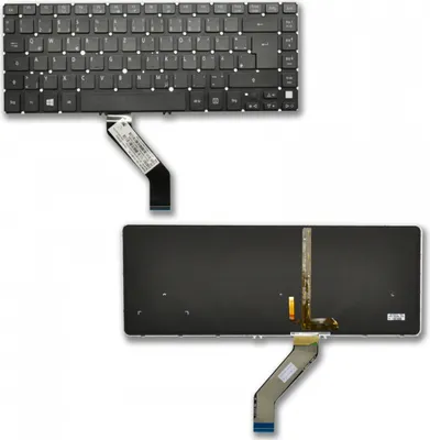 Produktbild von DE Tastatur für Acer Aspire V5-471 V5 V5-431 V5-471G Keyboard mit Backlight