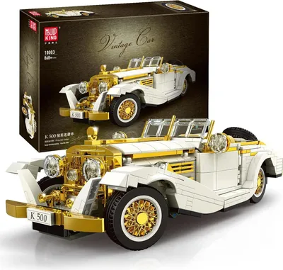 Produktbild von 868PCS Bausteine Nostalgischer Oldtimer Modell Kinder Spielzeug Geschenk, Mould King-10003