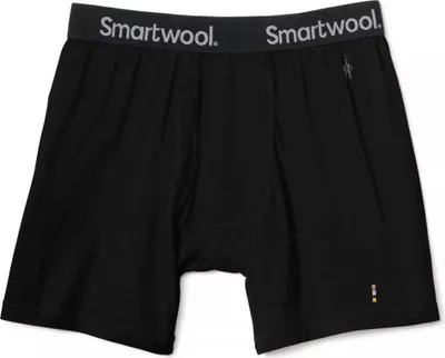 Produktbild von Smartwool Men's Merino Boxer Brief Boxed Black 2XL Thermischeunterwäsche