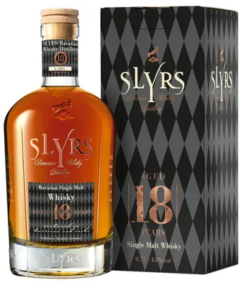 Produktbild von Slyrs 18 Years Old Bavarian Single Malt Whisky Limited Edition 43% Vol. 0,7l in Geschenkbox