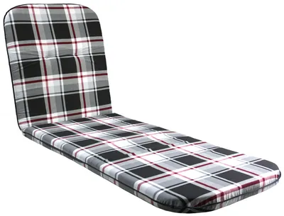 Obrázek produktu pro Polstr na zahradní lehátko 192 x 60 x 5 cm Sun Garden SCALA LIEGE 10443-701 kostkovaný