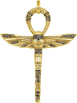 Produktbild von THOMAS SABO Anhänger "Ägyptisches Lebenskreuz" Silber vergol