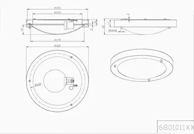 Produktbild von Trio 6801011-07 E27 Ip44