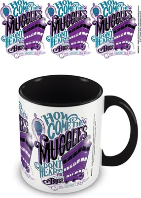Produktbild von Harry Potter - Lizenz Tassen - Knight Bus - black and white