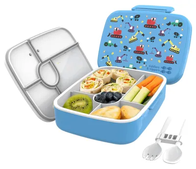 Bento-Box mit 5 Fächern, 1,3 l, BPA-frei, auslaufsicher
