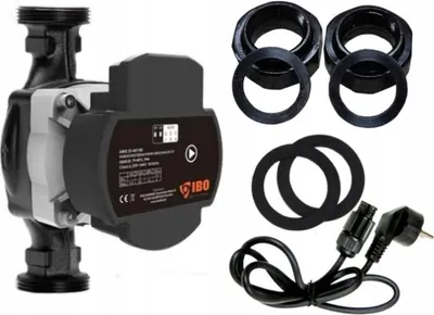 Immagine prodotto di IBO | Pompa Di Circolazione AMG 25-80/180 - Energoefficiente - Elettronica - 8 Modalita Di Lavoro