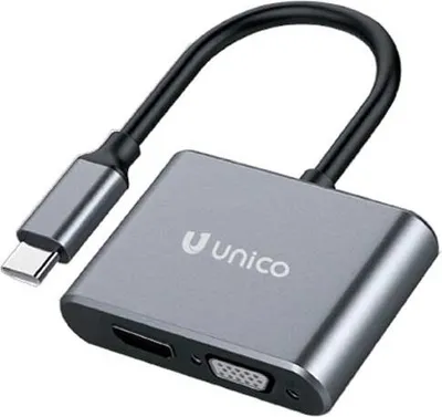 Immagine prodotto di Adattatore DOKI AD0245 da Type-C a HDMI e VGA,