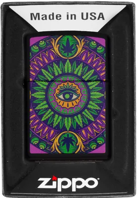 Obrázek produktu pro Zapalovač ZIPPO CANNABIS PATTERN 48583