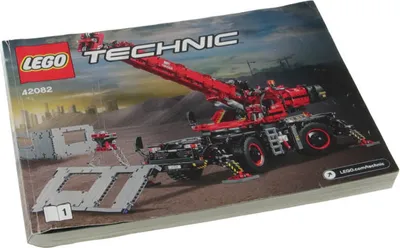 Produktbild von 1x Lego Technic Bauanleitung Buch 1 Construction Geländewagen Kran 42082