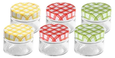 Obrázok produktu pre Konzervačné poháre TESCOMA DELLA CASA 125 ml, 6 ks.
