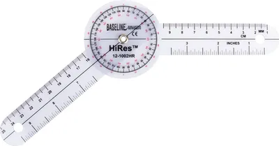 Produktbild von Baseline Goniometer Winkelmesser, Schenkellänge 20 cm