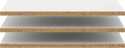 Zdjęcie produktu dla Catania 3 półki 87 cm do 180 cm szafa biała