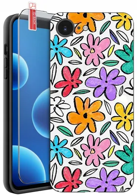 Immagine prodotto di ETUI do iPhone 16e | WZORY | SILIKONOWE MATT CASE + SZKŁO 9H