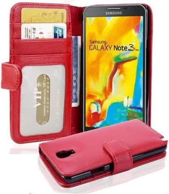Produktbild von Cadorabo DE-107203, Samsung, Samsung Galaxy NOTE 3 NEO, Rot