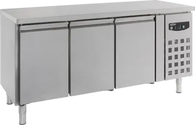 Obrázek produktu pro Mrazicí pult z nerezové oceli Combisteel - 3 dveře, chlazení s ventilátorem, 1795 x 700 x 850 mm