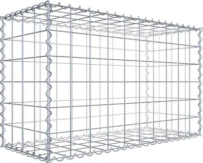 Produktbild von Gabione 100 cm x 60 cm x 40 cm (L x H x T), Maschenweite 10 cm x 10 cm, Spirale