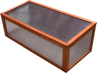 Image de Serre en bois et polycarbonate - grand format