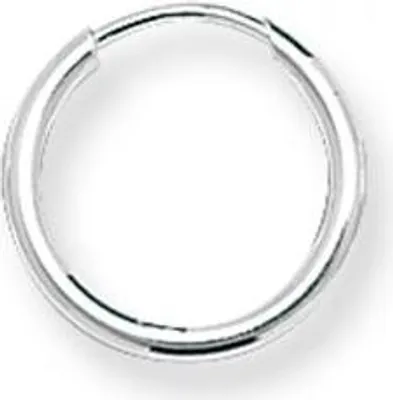 Produktbild von 925 Sterling Silber Damen - Paar Creolen - 13mm; WJS14913