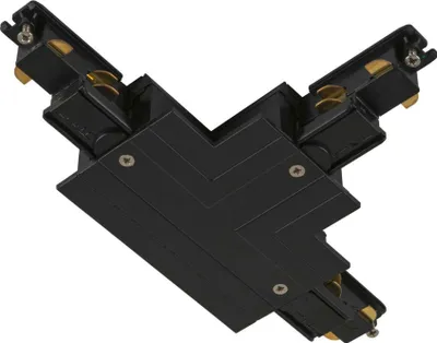 Obrázok produktu pre SLV T-connector, T-konektor, Čierna, Polykarbonát, IP20, I, Stropné / nástenné
